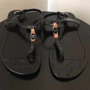 Black Coach Piccadilly Jelly Sandles